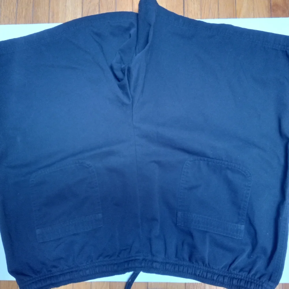 Studio Works Women's Black Athletic Drawstring Shorts - Picture 3 of 3